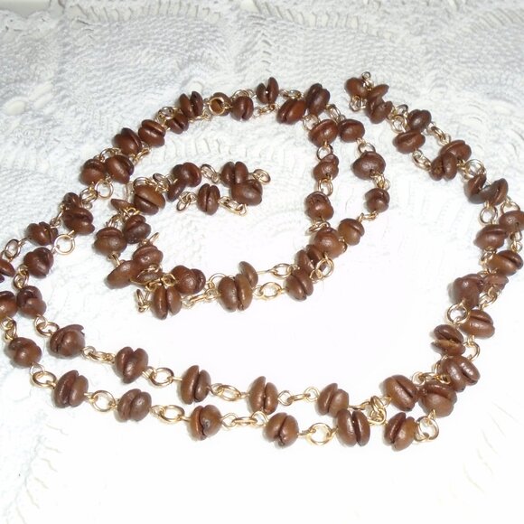 Coffee bean necklace - Picture 1 of 2